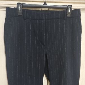 H&M Navy Pinstripe Trousers